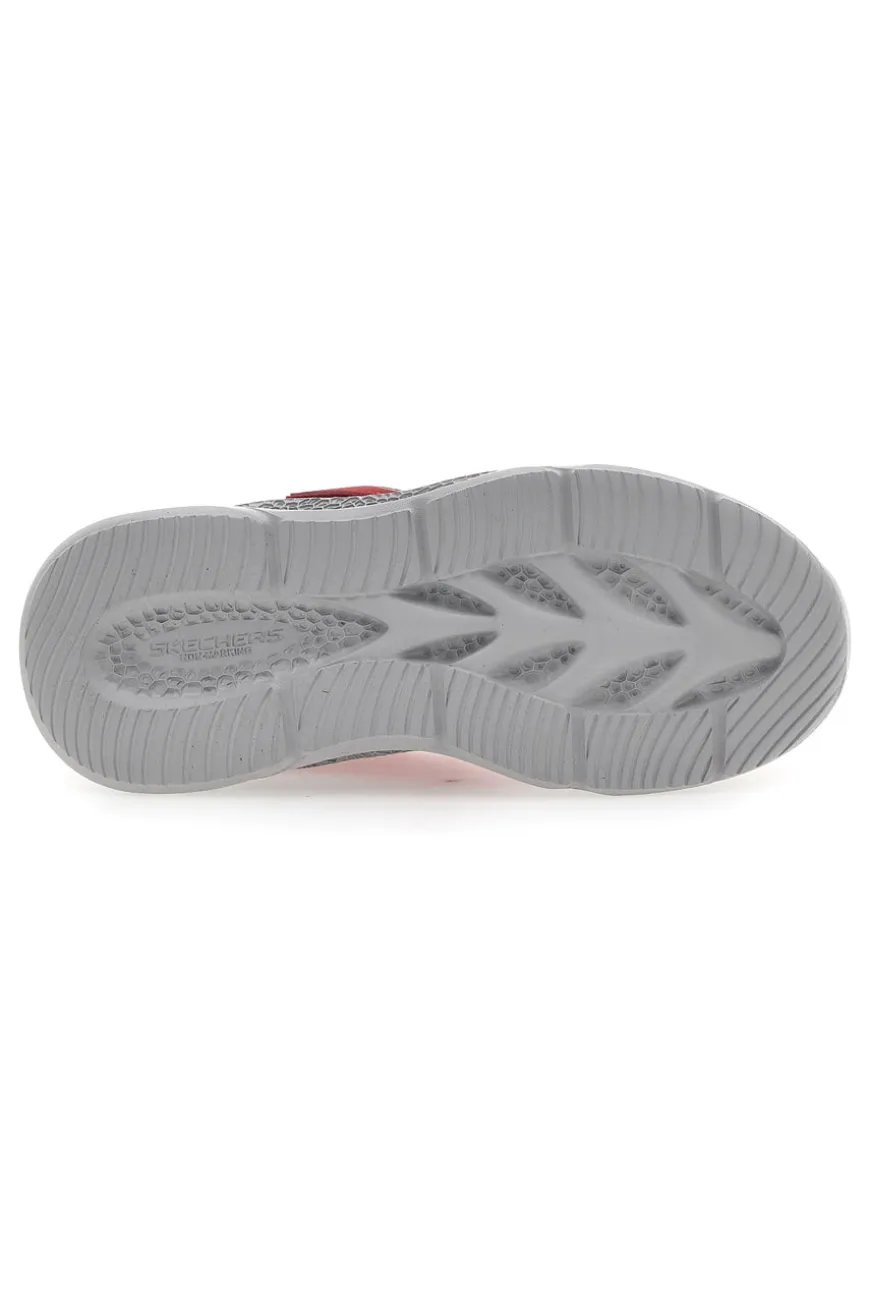 Skechers S Hellrote Sneakers mit Lichtern