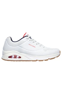 Skechers Uno - Stand On Air Bianche e Blu