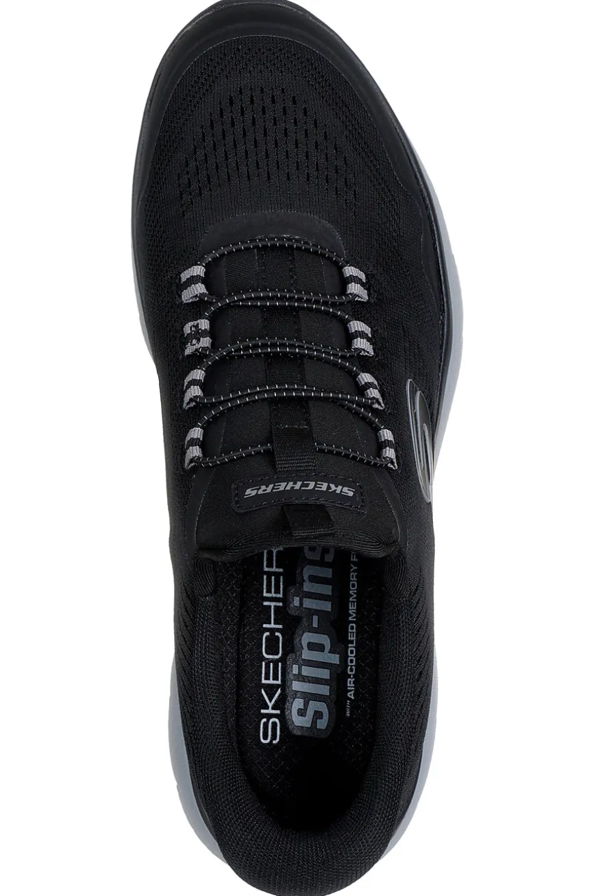 Slip-on nere vegan con suola ammortizzata Skechers Summits Top Rate
