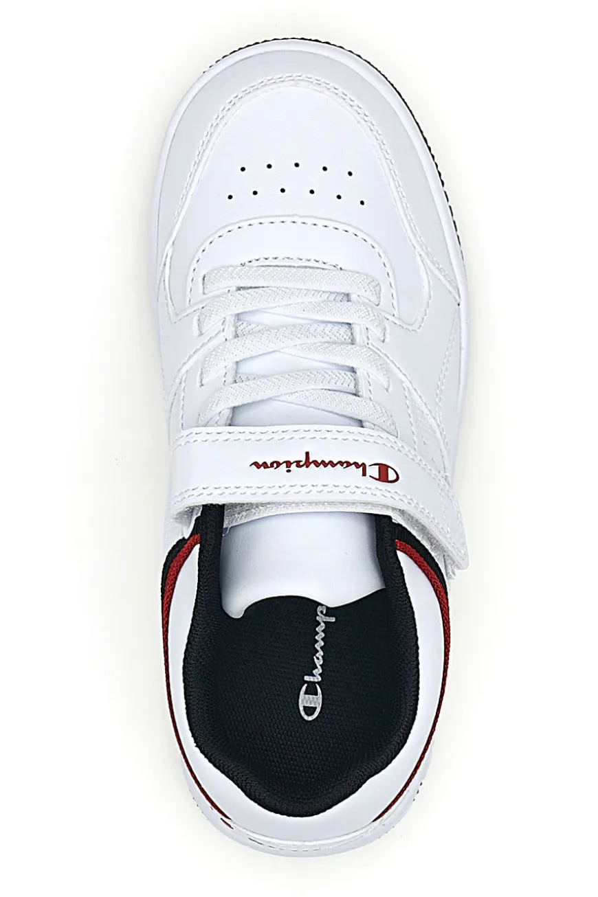 Sneaker bianco tomaia in materiale sintetico Champion Rd18 Low B Ps