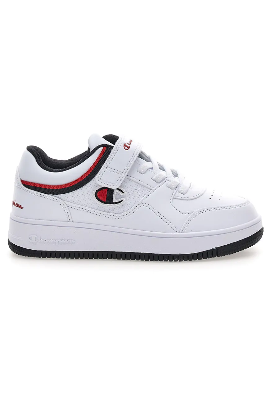 Sneaker bianco tomaia in materiale sintetico Champion Rd18 Low B Ps