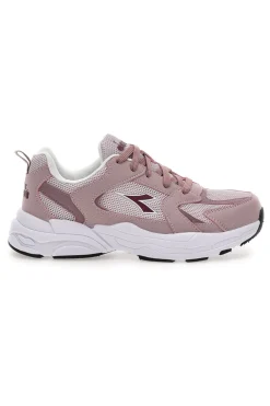 Sneaker da ragazza rosa con inserti a contrasto Diadora Alley GS