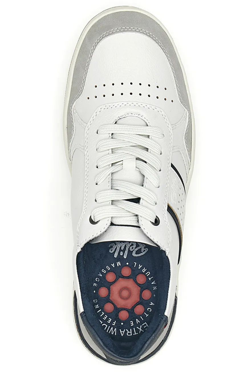 Sneaker da uomo bianco e blu con inserti a contrasto Relife 68882572302