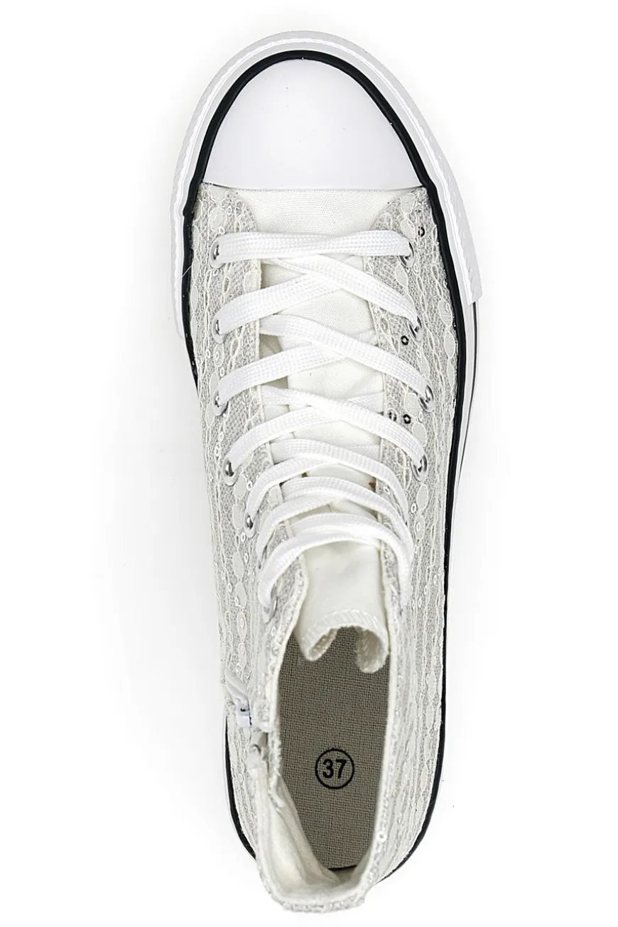 Sneakers Alte Argento Energy 106