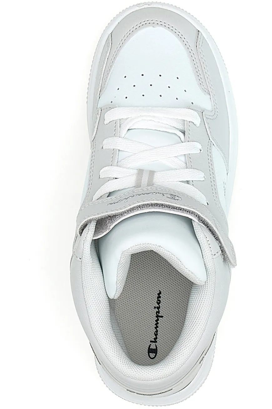 Sneakers alte bianche con logo Champion RD18 2 Mid G GS