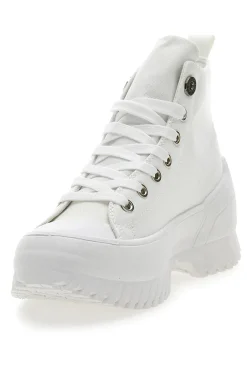 Sneakers Alte Bianche con Platform FREDDY FY7602