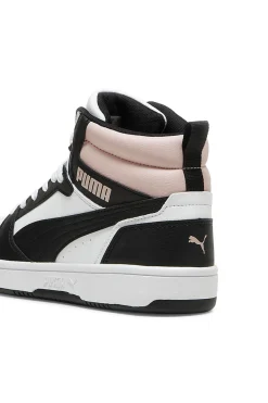Sneakers Alte Bianche e Nere PUMA REBOUND V6