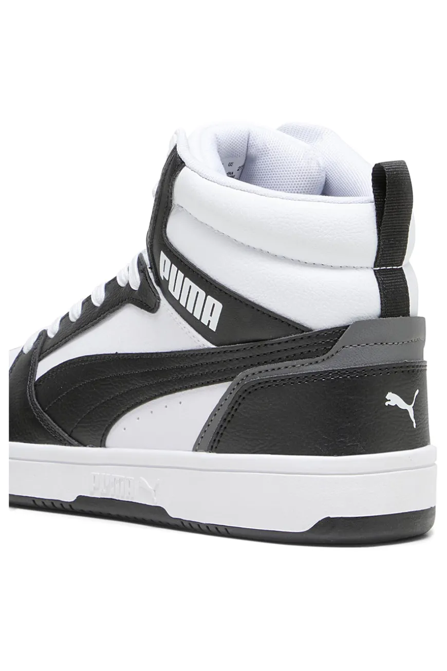 Sneakers alte bianche e nere Puma Rebound V6