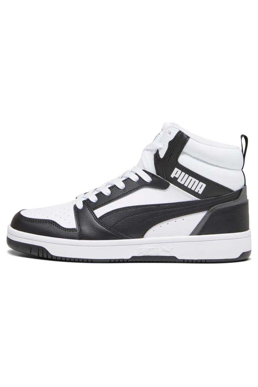 Sneakers Alte Bianche e Nere PUMA Rebound v6