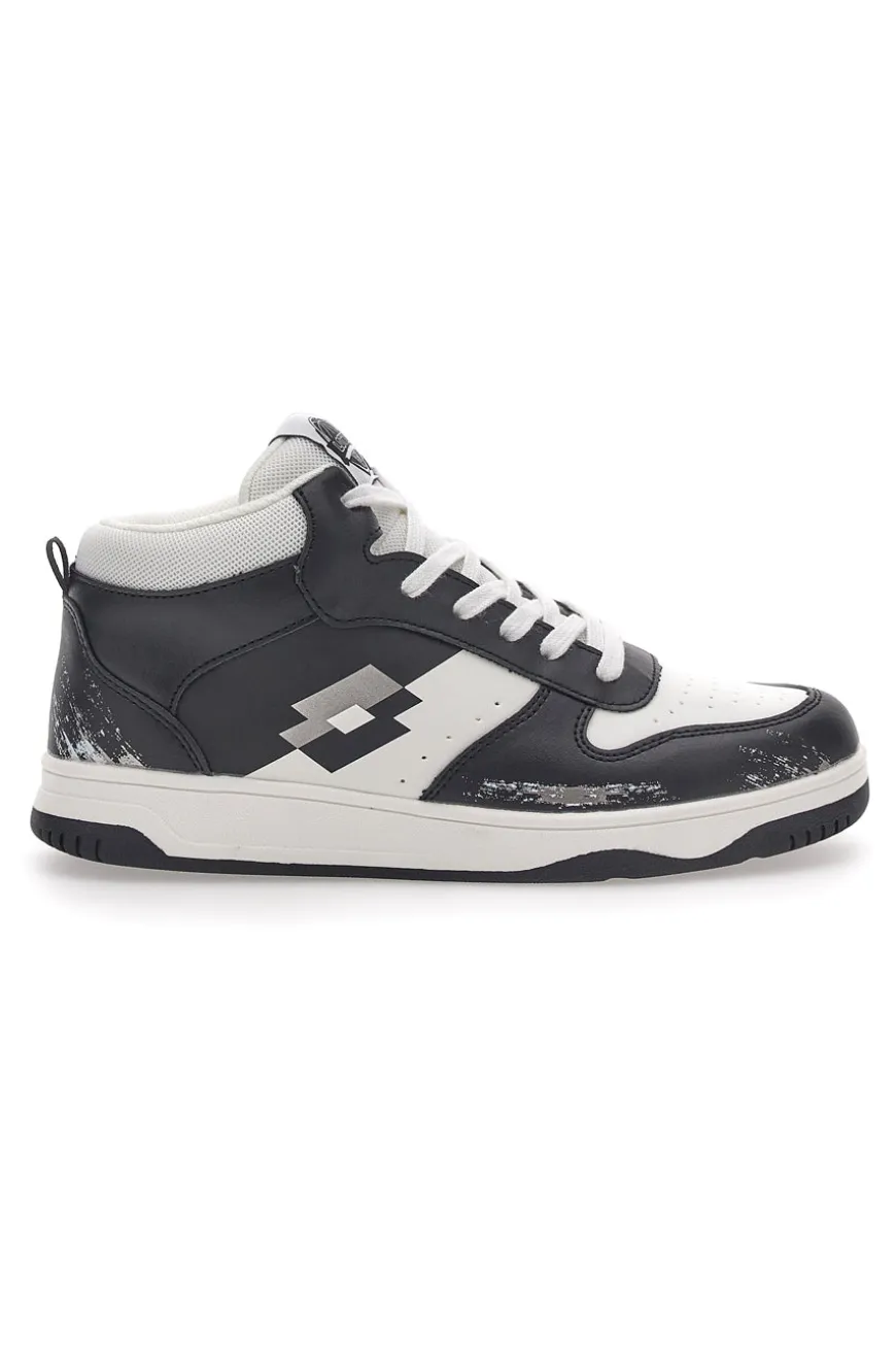 Sneakers Alte Lotto Rocket 1 Amf II Mid Bianche/Nere
