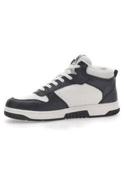Sneakers Alte Lotto Rocket 1 Amf II Mid Bianche/Nere