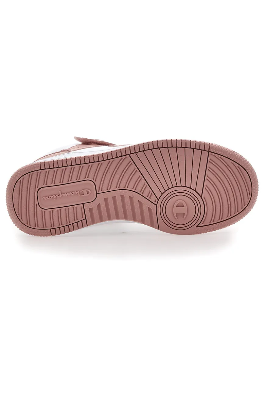 Sneakers Alte Rosa e Bianche Champion Rebound 2.0 Mid