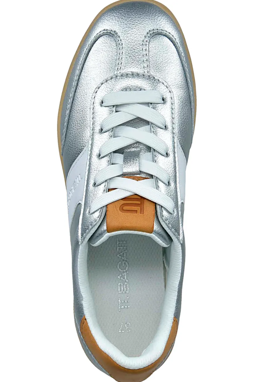 Sneakers Argento con Effetto Metallizzato Bagatt D35AQJ025050