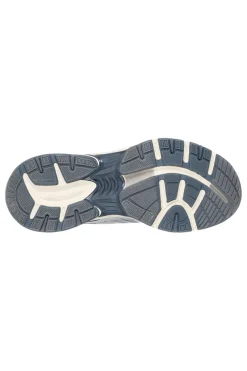 Sneakers argento con inserti silver e calzata facilitata Skechers Stamina Sport Slip-ins