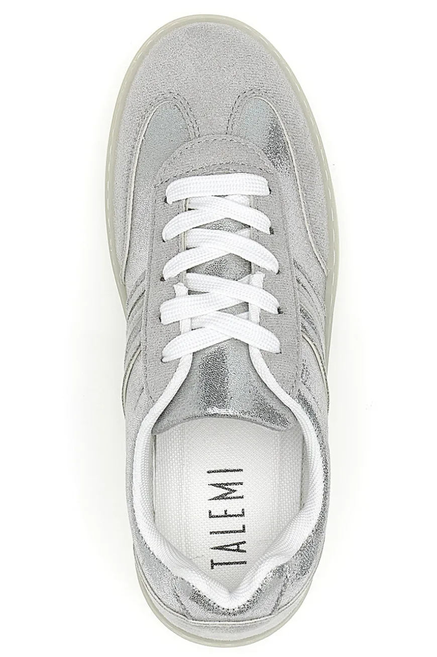 Sneakers Argento con Suola in Gomma TALEMI 23786