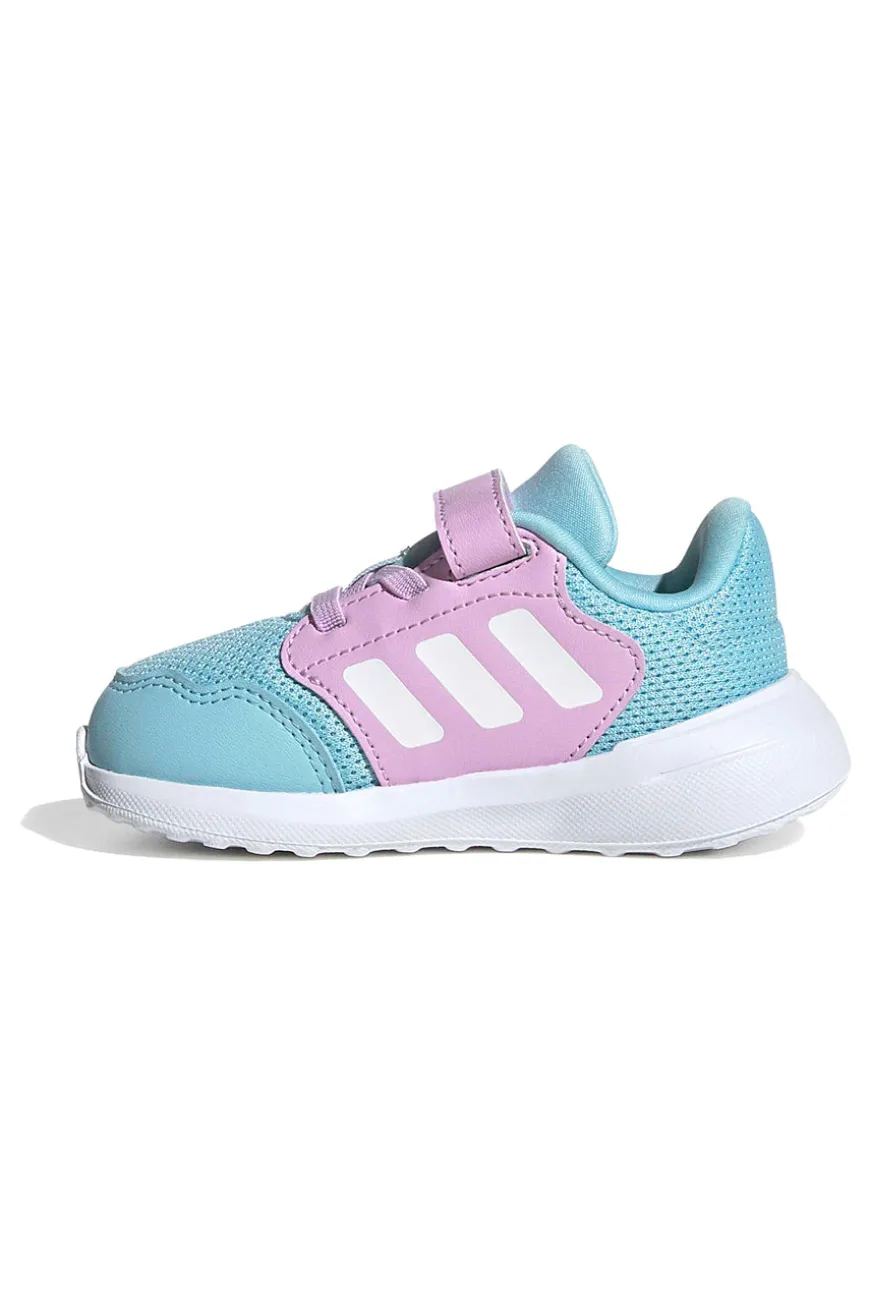 Sneakers Azzurro e lilla con strappo Adidas Tensaur Run 3.0 EL I