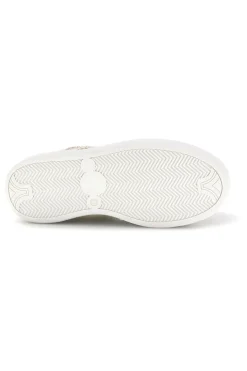Sneakers beige con fiori e suola platform Laura Biagiotti L9952C9761