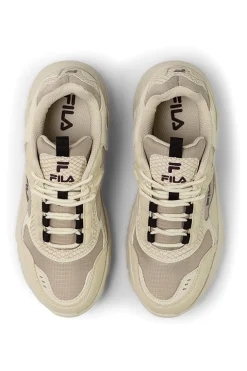 Sneakers beige con inserti a contrasto e suola chunky Fila FFW0194