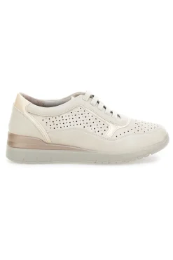 Sneakers Beige Con Platform Mio Tempo Mina930