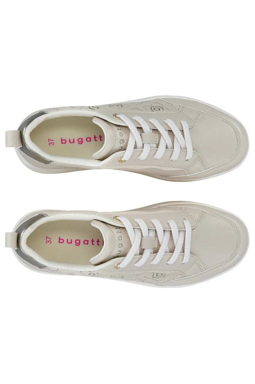 Sneakers beige con zeppa Bagatt 435AVA0150505251