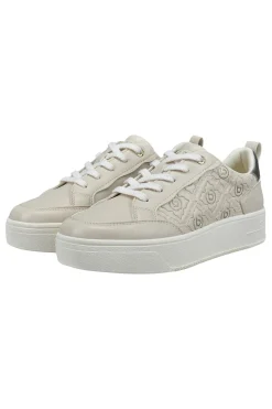 Sneakers beige con zeppa Bagatt 435AVA0150505251