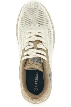 Sneakers beige in tessuto con suoletta estraibile Carrera CAM312043510