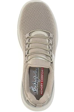 Sneakers beige in tessuto tecnico con lacci elasticizzati Australian AU52W502