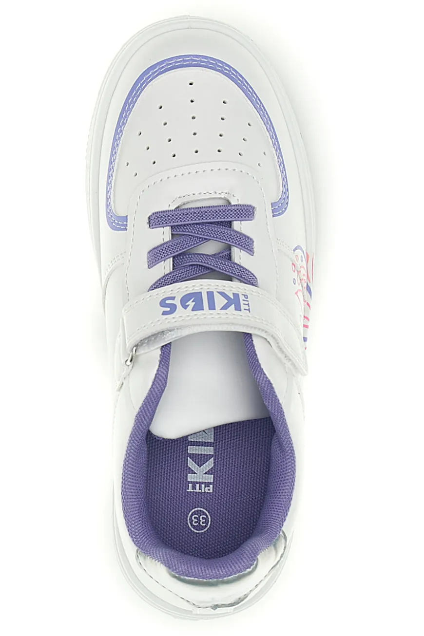 Sneakers bianca Pitt kids PK1871C