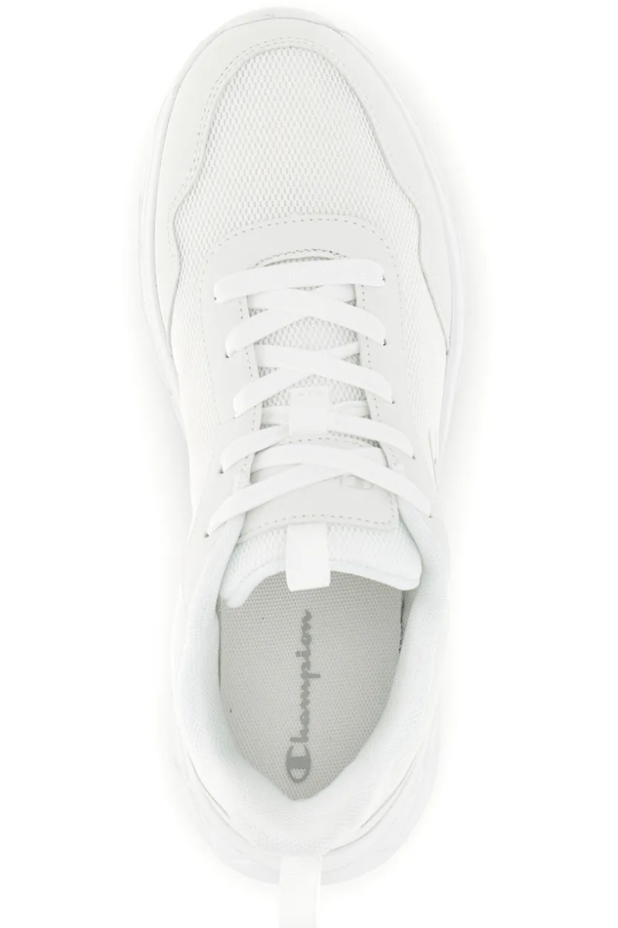 Sneakers bianche basse con lacci Champion Fuze Low Cut