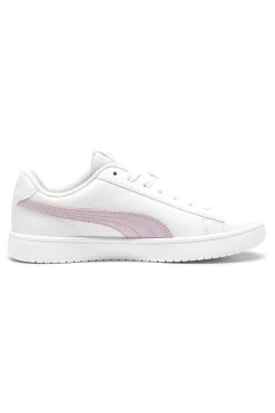 Sneakers Bianche con Banda Rosa Puma Rickie Classic JR