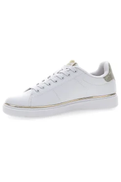 Sneakers Bianche con Bordo Dorato COTTON BELT GTZ 2.0