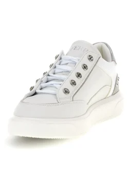 Sneakers bianche con brillantini Ferre F763