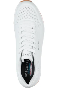 Sneakers bianche con cuscinetto ad aria e soletta memory foam Skechers UNO Stand On Air