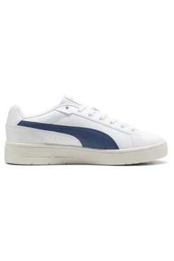 Sneakers bianche con dettagli blu e soletta SoftFoam+ Puma Court Classico