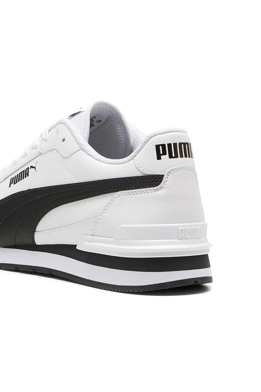 Sneakers bianche con dettagli neri e soletta SoftFoam+ Puma ST Runner v4 L