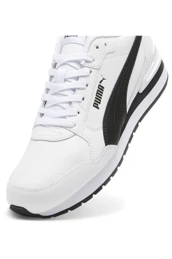 Sneakers bianche con dettagli neri e soletta SoftFoam+ Puma ST Runner v4 L
