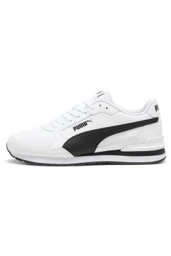 Sneakers bianche con dettagli neri e soletta SoftFoam+ Puma ST Runner v4 L