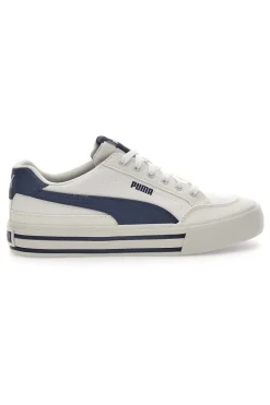 Sneakers Bianche Con Dettagli Blu da Uomo Puma Court Classic Vulc FS