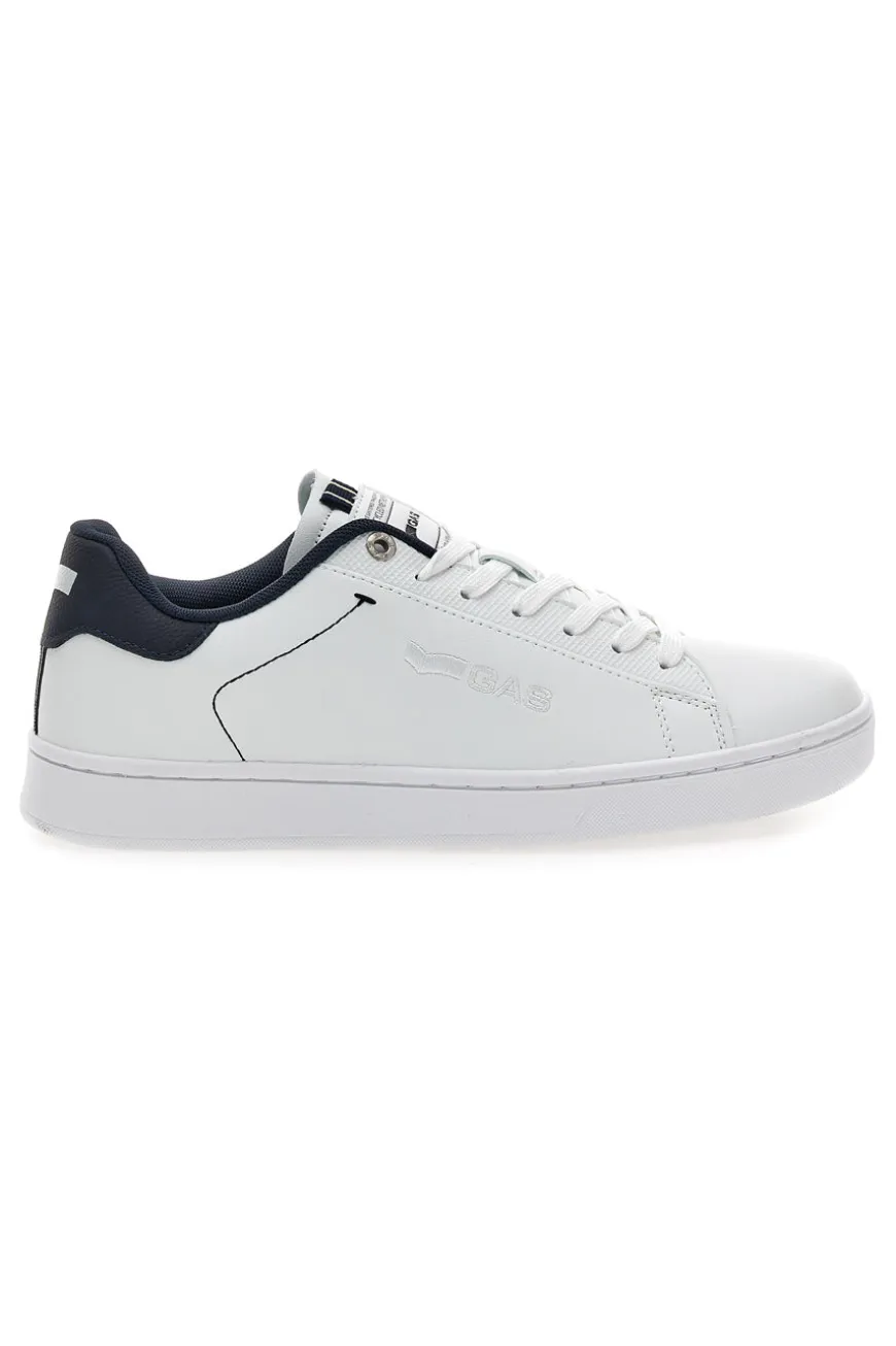 Sneakers bianche con dettagli blu Gas Sammy Ltx