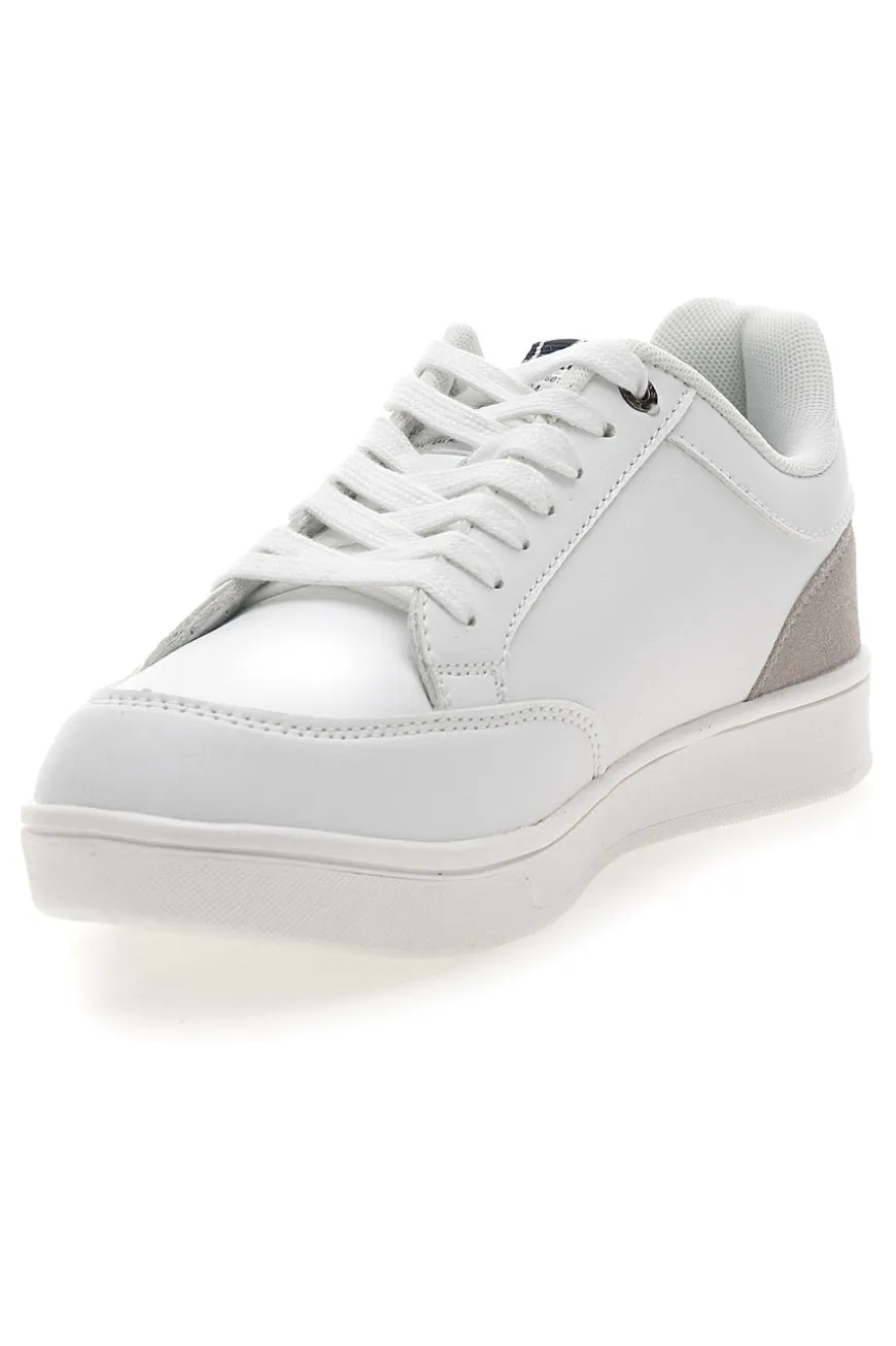 Sneakers bianche con dettagli grigio e nero Gas Amburgo Ltx