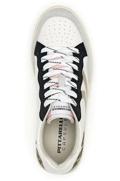 Sneakers bianche con dettagli animalier Pittarello Capsule BT261130001