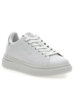 Sneakers bianche con dettagli argentati Cotton belt LONDON 3.0