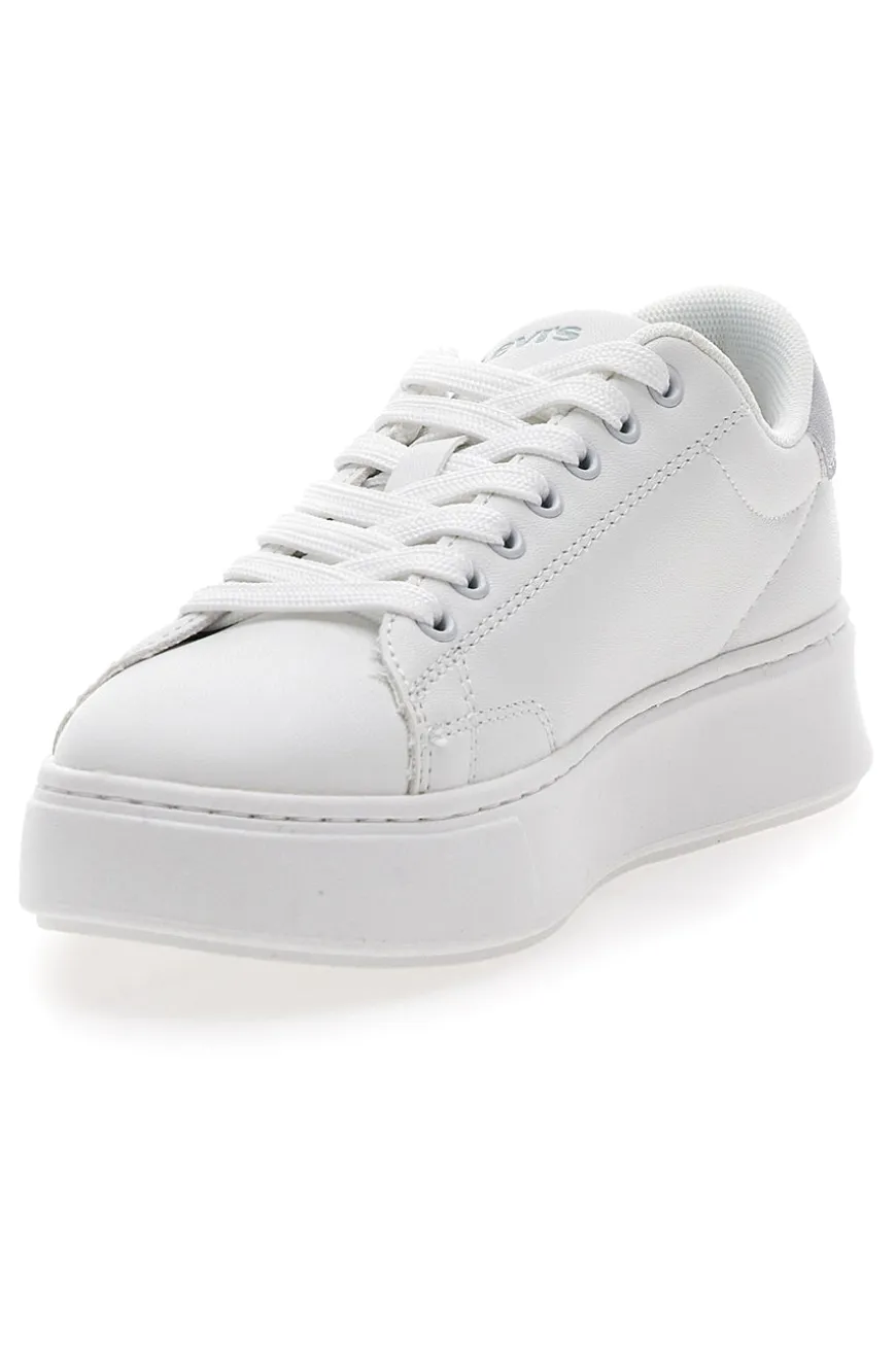 Sneakers bianche con dettaglio argentato LEVI'S AMBER