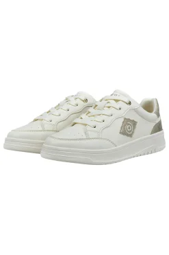 Sneakers Bianche con dettagli oro Bagatt 435AQG1950502190