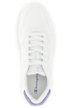 Sneakers bianche con dettaglio viola Champion Cly Nwm