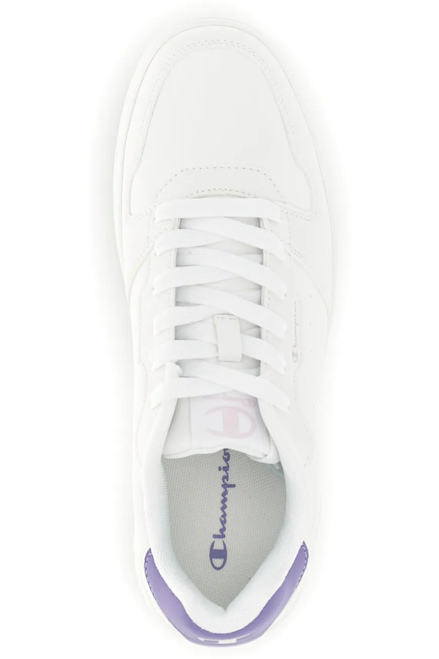 Sneakers bianche con dettaglio viola Champion Cly Nwm