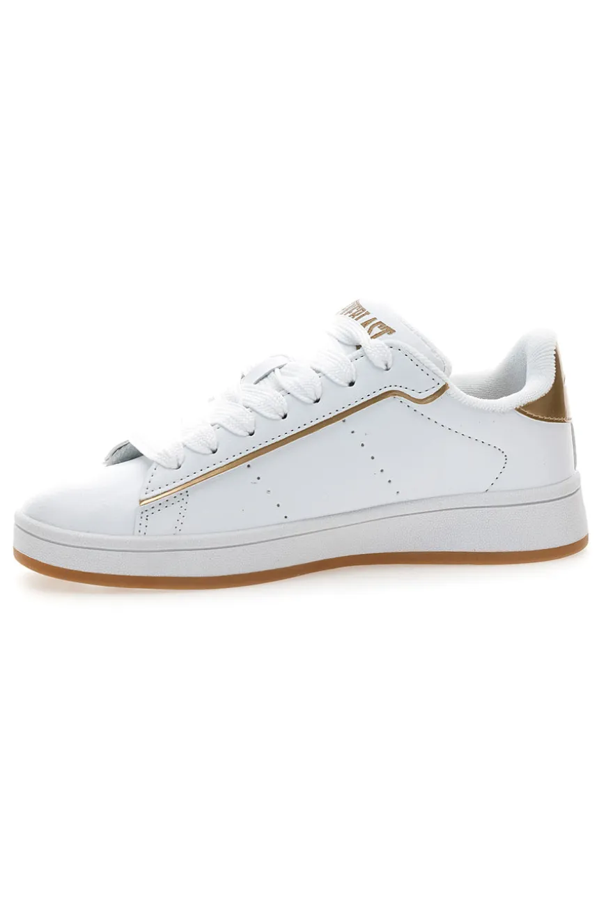 Sneakers bianche con dettagli oro Everlast EV-087P