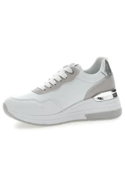 Sneakers Bianche con Dettagli Argentati Laura Biagiotti 8923