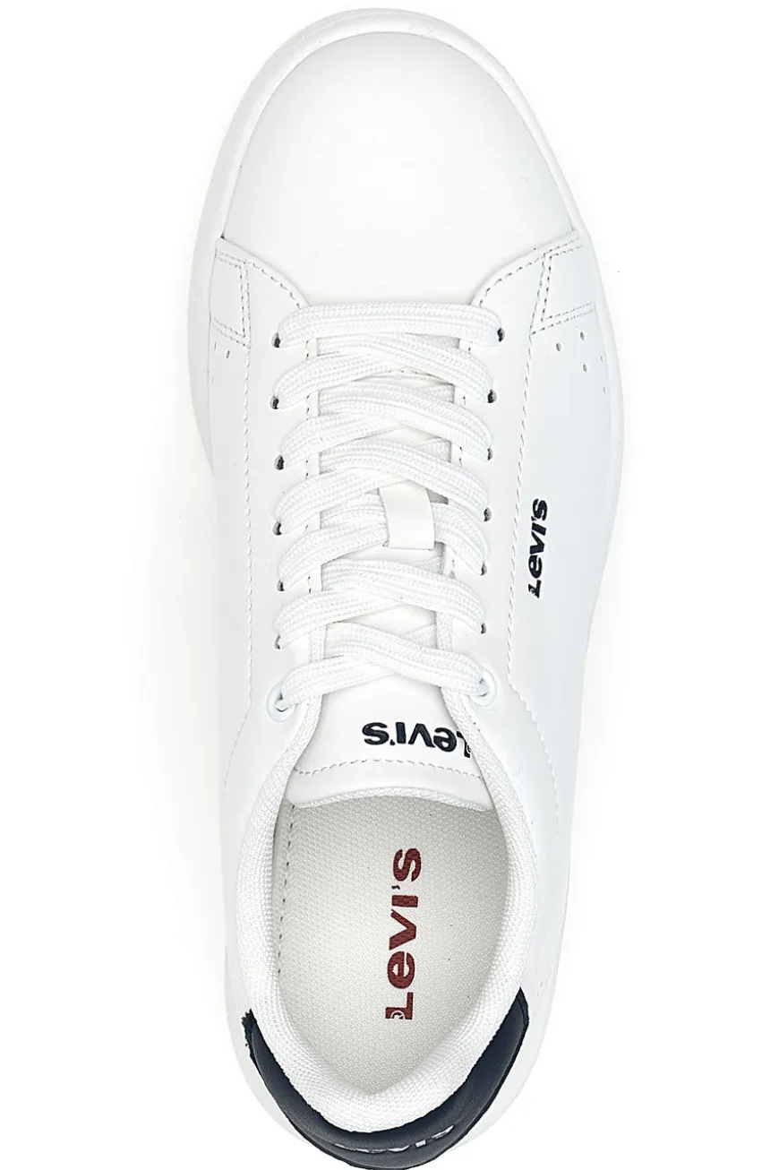 Sneakers bianche con dettaglio blu Levi's Unity