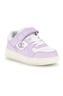 Sneakers bianche con inserti lilla e dettagli bubble Champion RD18 Bubble G PS